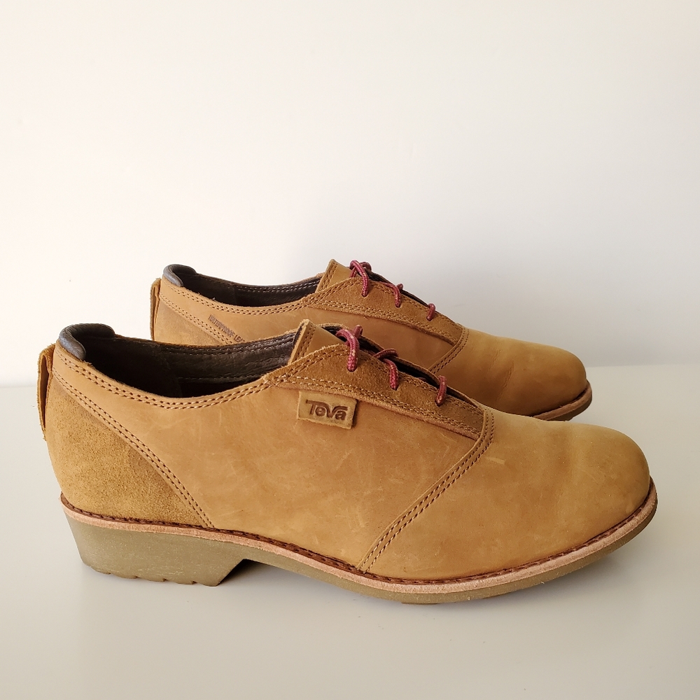 Teva De La Vina waterproof leather Oxford Shoes Women's Size 8
